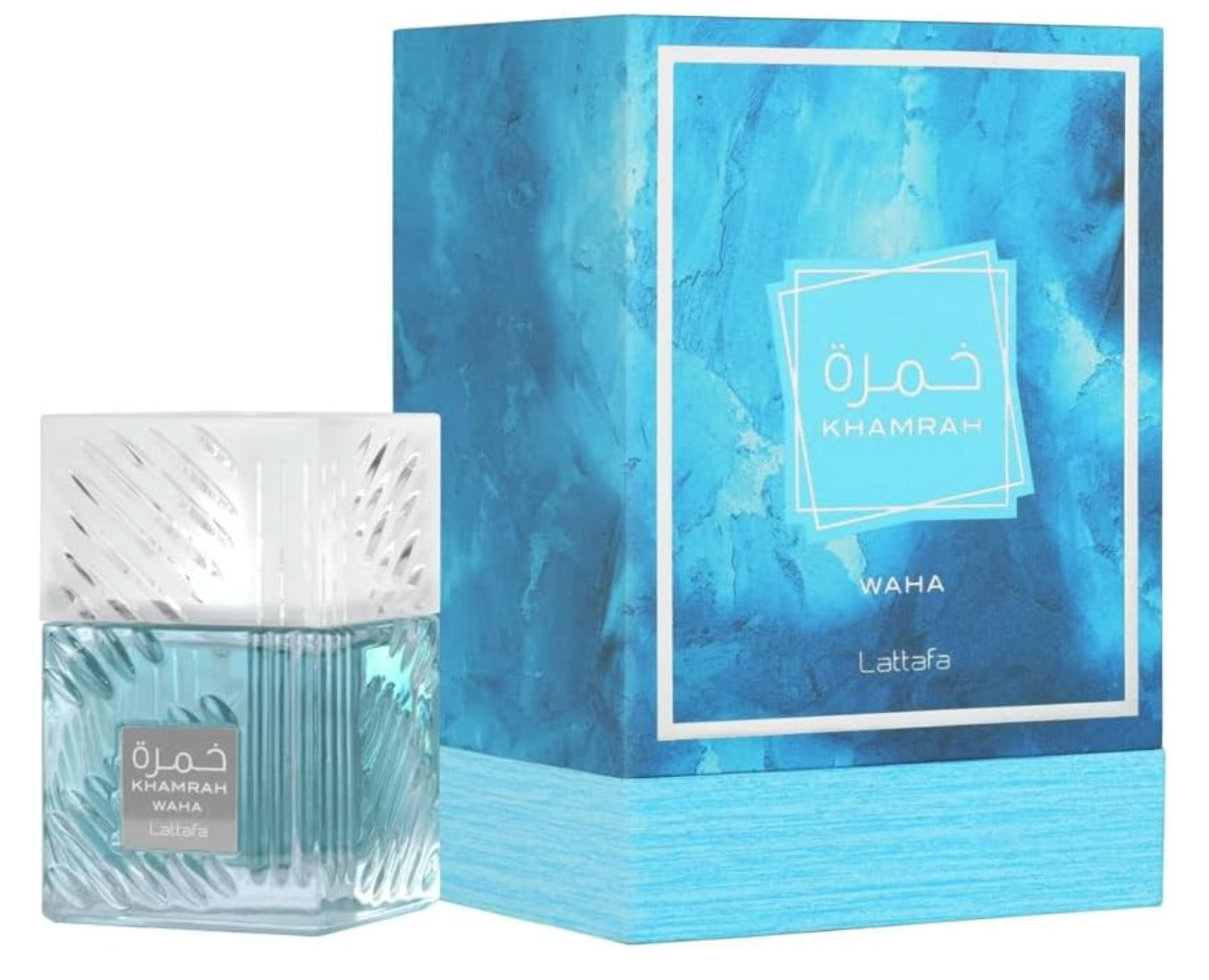 Lattafa Khamrah Waha Unisex EDP 100ml - Fresh Yuzu Cucumber Sea Salt Accord