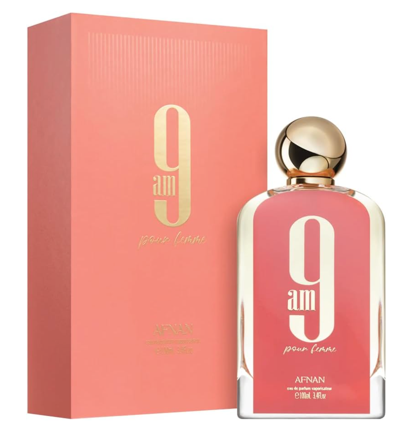 Afnan 9 AM Pour Femme Eau De Parfum, 100ml
